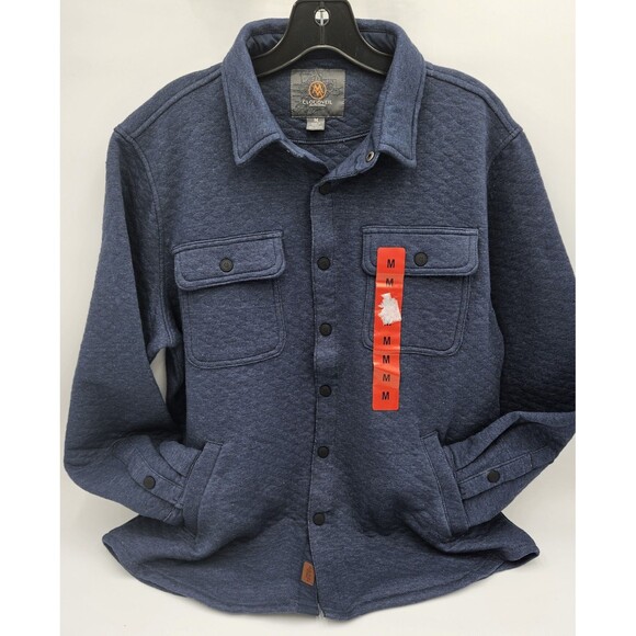 New Cloudveil Medium Quilted Snap-button Shirt/Jacket with Pockets - Retail $200 - Picture 2 of 12